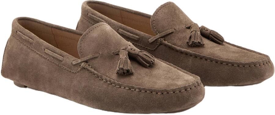 Mango Man suède mocassins bruin - Foto 2