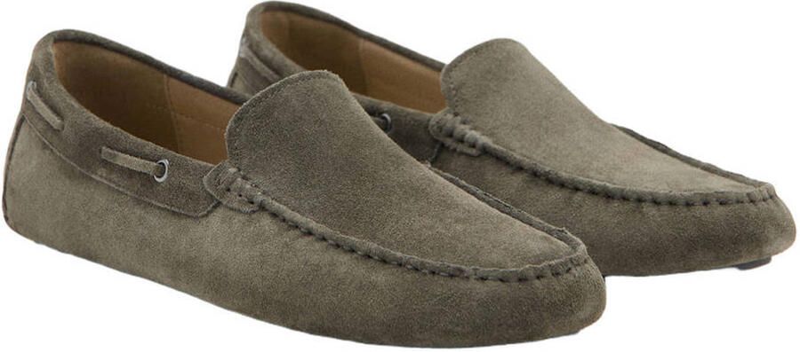 Mango Man suede mocassins kaki - Foto 3