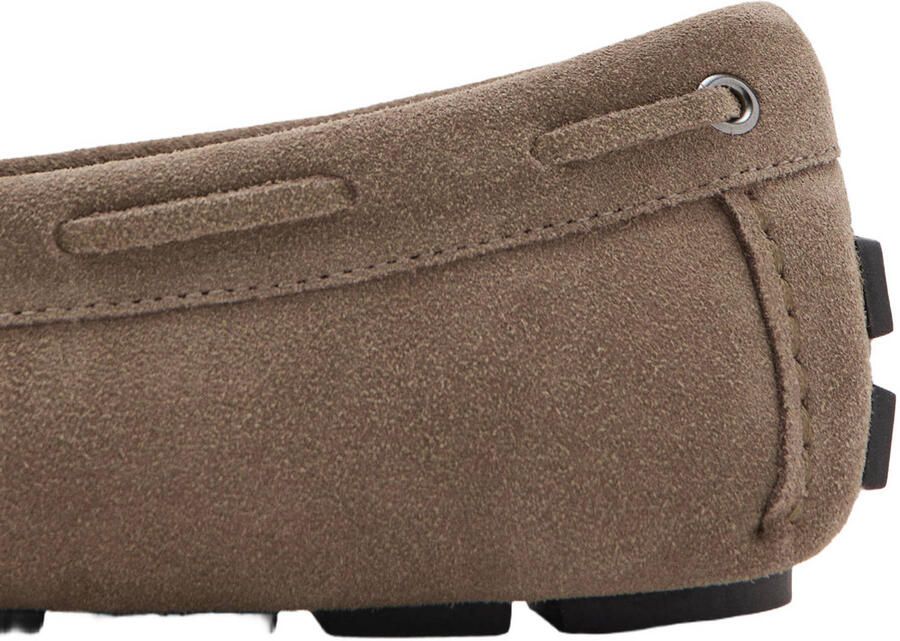 Mango Man suède mocassins taupe - Foto 3