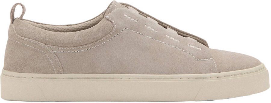 Mango Man suède slip-on sneakers beige