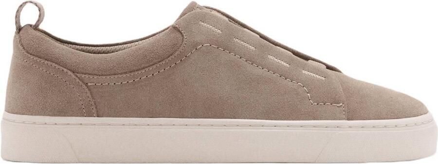 Mango Man suède sneakers beige