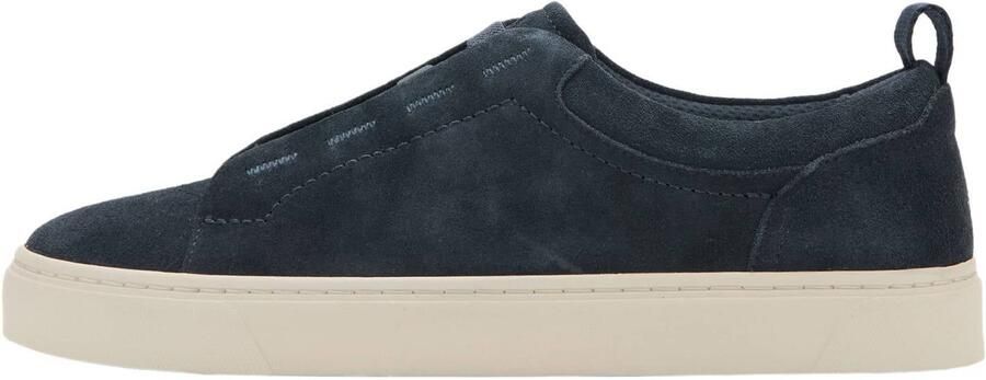 Mango Man suède sneakers donkerblauw - Foto 3