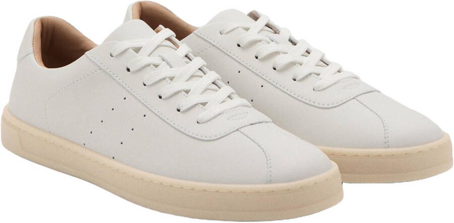 Mango Man suède sneakers wit - Foto 2