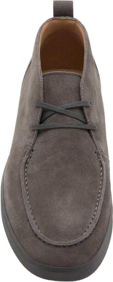 Mango Man suède veterboots grijs - Foto 3