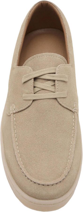 Mango Man suède veterschoenen beige - Foto 2