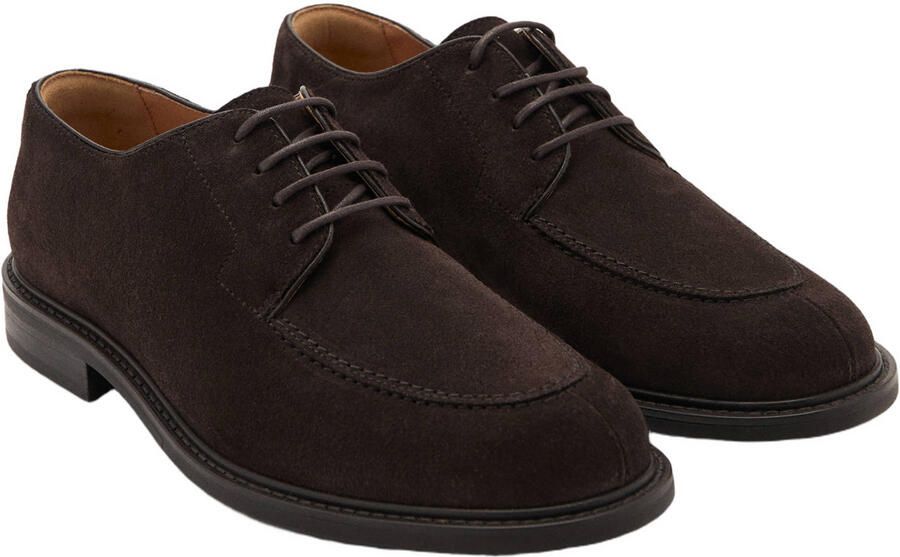 Mango Man suède veterschoenen bruin - Foto 3