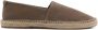 Mango Man suède espadrilles bruin - Thumbnail 1