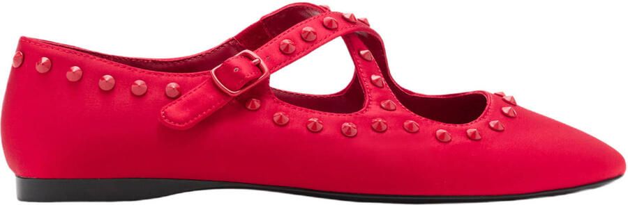 Mango ballerina's met studs rood