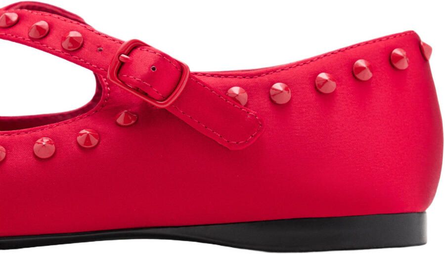 Mango ballerina's met studs rood - Foto 2