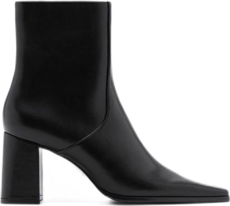 Mango enkellaarzen zwart