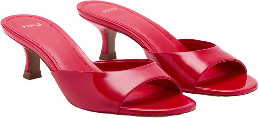 Mango imitatieleren muiltjes rood - Foto 3
