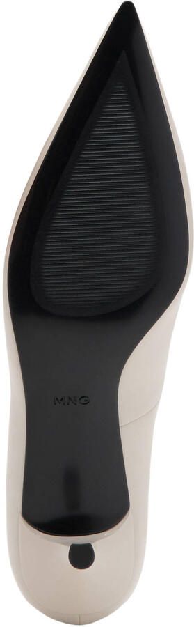 Mango imitatieleren pumps ecru - Foto 3