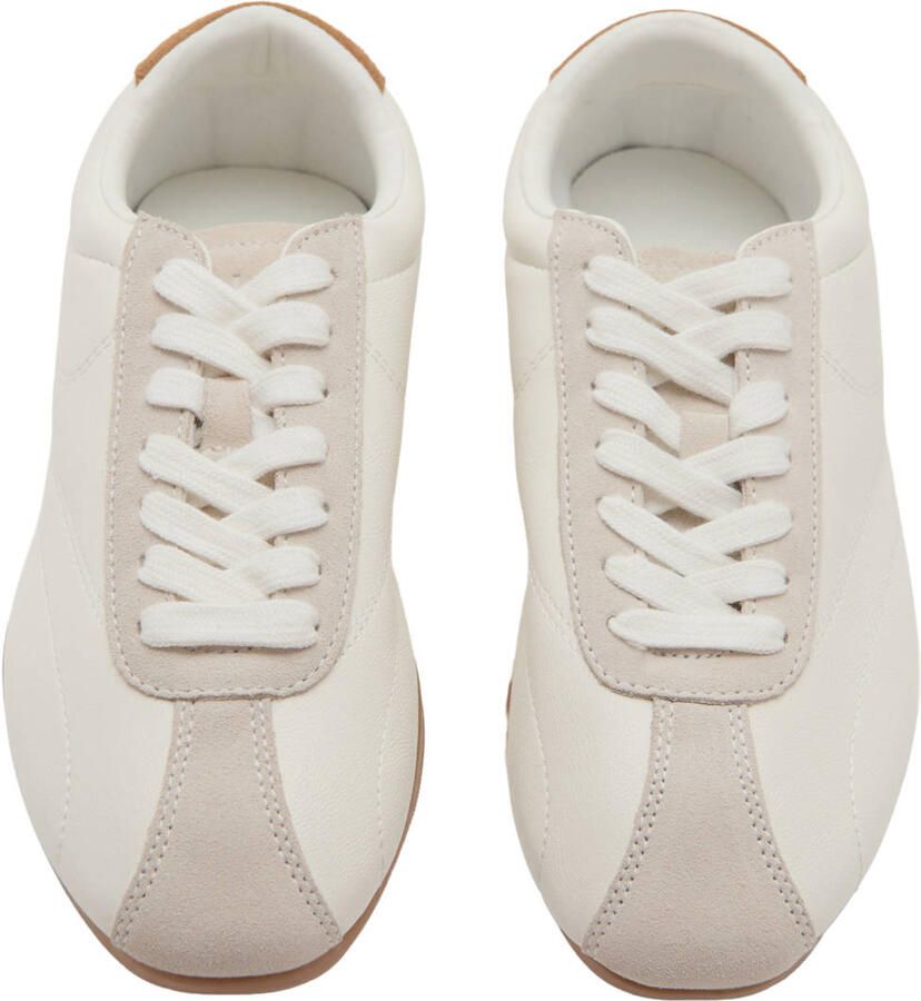 Mango imitatieleren sneakers wit - Foto 2