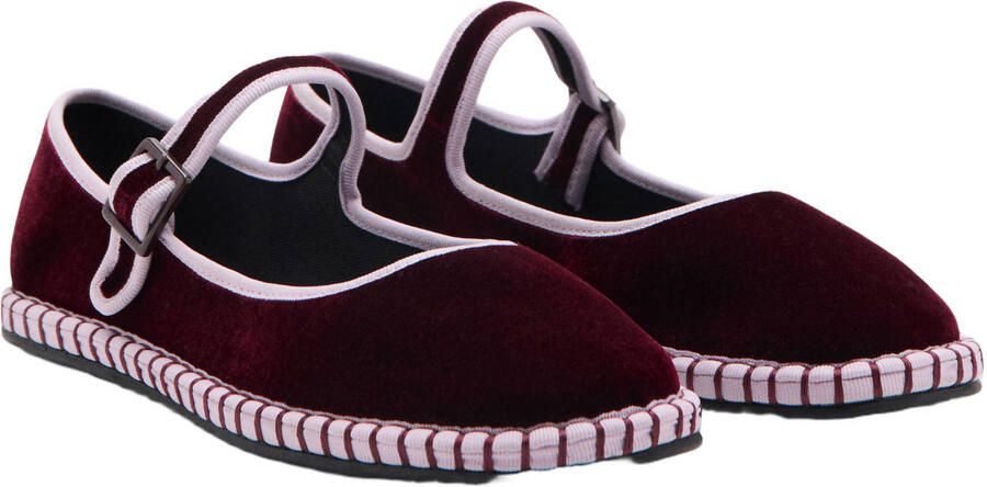 Mango Kids ballerina's donkerrood lichtroze - Foto 2
