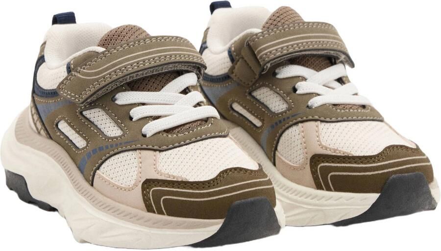 Mango Kids chunky sneakers beige kaki - Foto 3