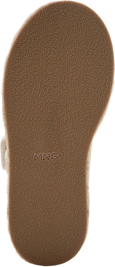 Mango Kids espadrille sandalen wit - Foto 3