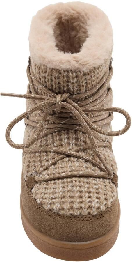 Mango Kids katoenen snowboots bruin Snowboot van - Foto 2