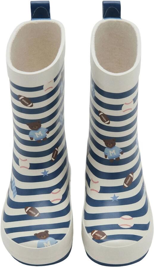 Mango Kids laarzen blauw wit - Foto 3