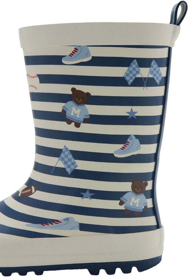 Mango Kids laarzen blauw wit - Foto 2