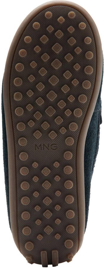 Mango Kids leren instappers blauw - Foto 3