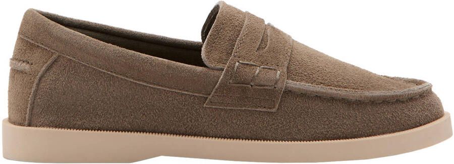 Mango Kids leren instappers bruin