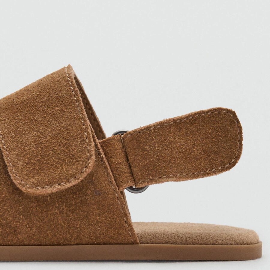 Mango Kids leren sandalen bruin - Foto 2