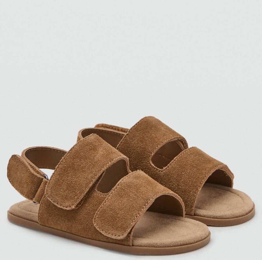 Mango Kids leren sandalen bruin - Foto 3