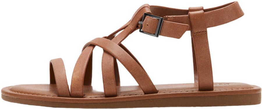 Mango Kids leren sandalen bruin - Foto 3