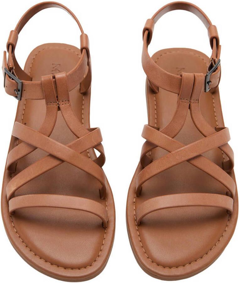 Mango Kids leren sandalen bruin - Foto 2