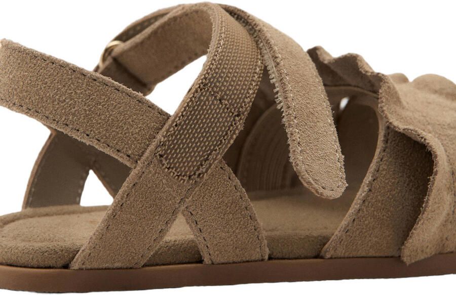 Mango Kids leren sandalen bruin - Foto 2