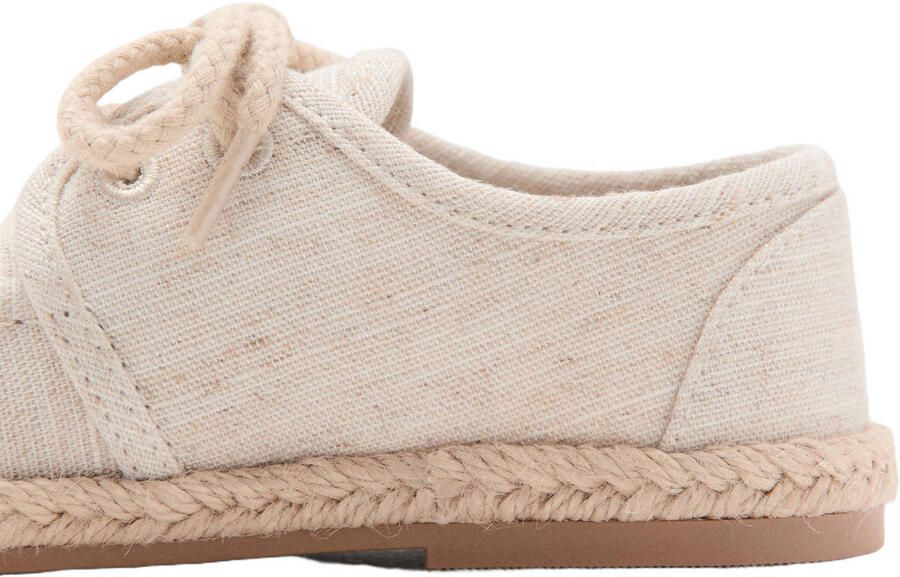 Mango Kids leren veterschoenen beige - Foto 3