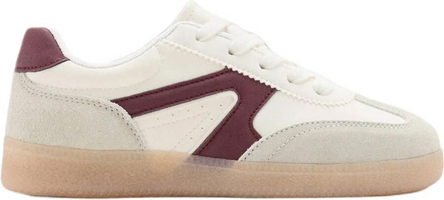 Mango Kids sneakers beige donkerrood