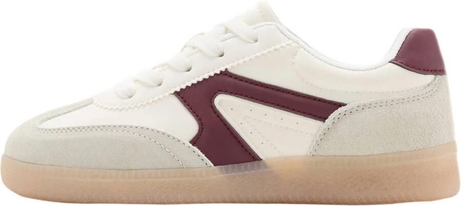 Mango Kids sneakers beige donkerrood - Foto 2