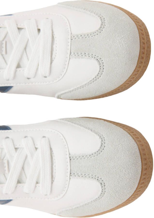 Mango Kids sneakers wit blauw - Foto 3