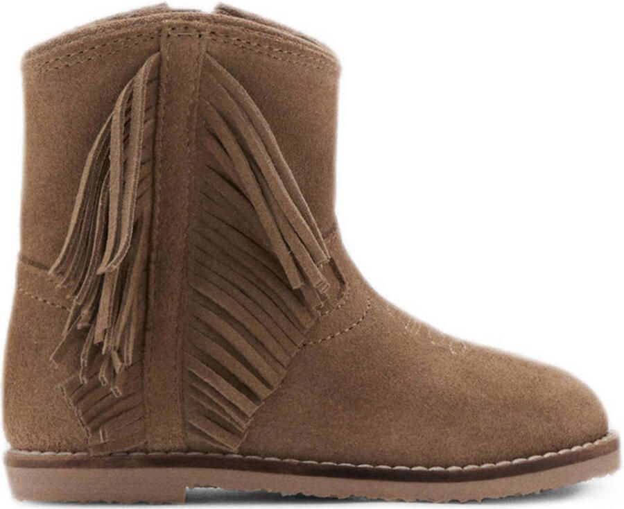 Mango Kids suède laarzen bruin