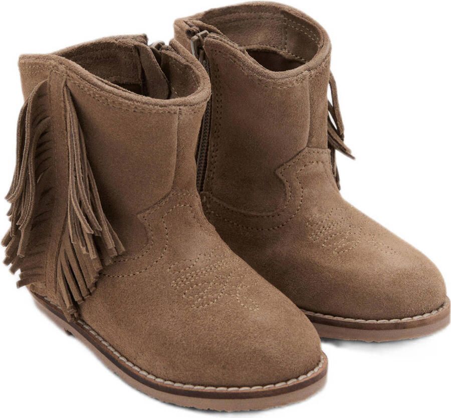 Mango Kids suède laarzen bruin