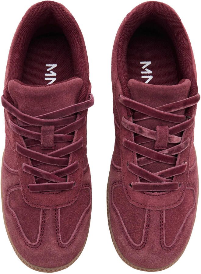 Mango Kids suède sneakers bordeaux - Foto 2