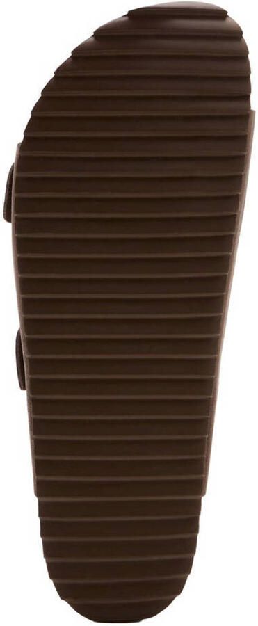Mango Kids Tiener leren sandalen bruin - Foto 3