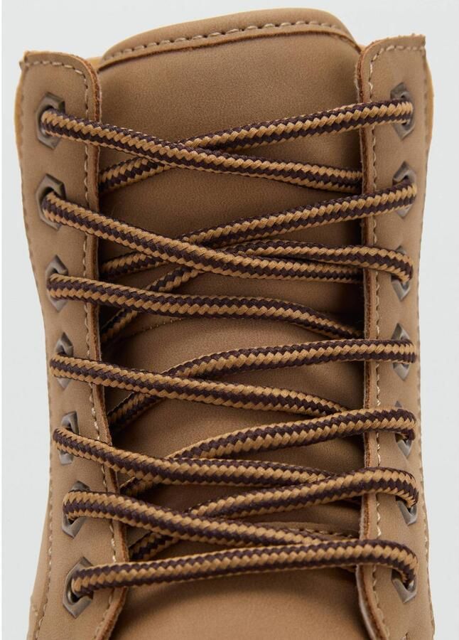 Mango Kids veterschoenen met profielzool bruin - Foto 3