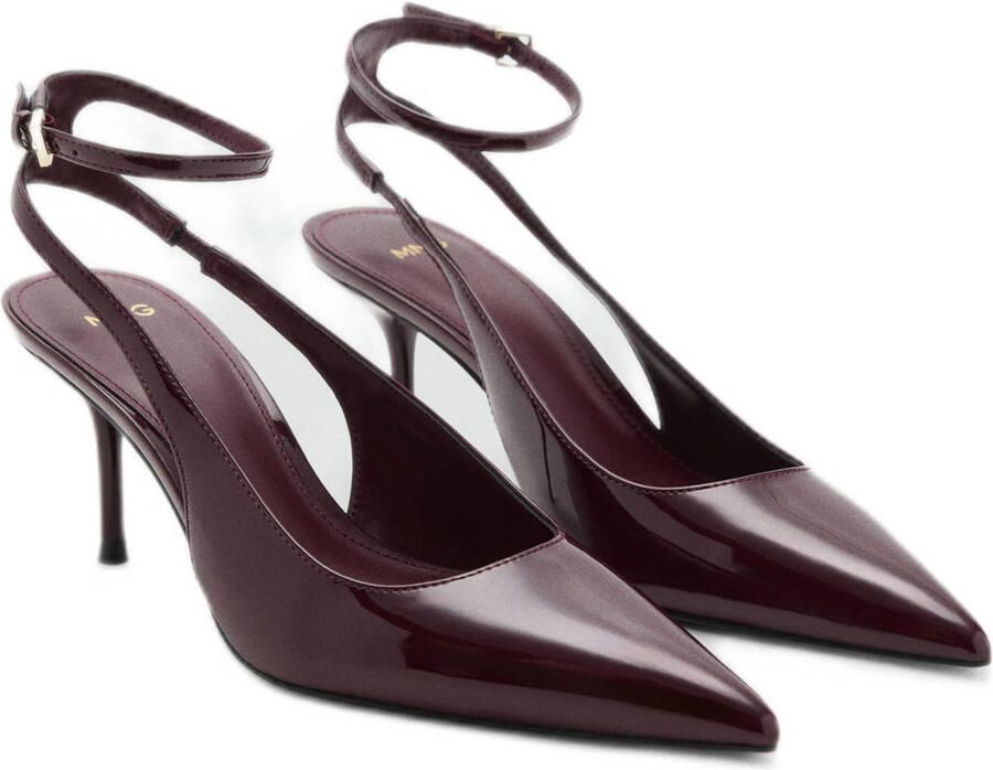Mango lak pumps bordeaux - Foto 2