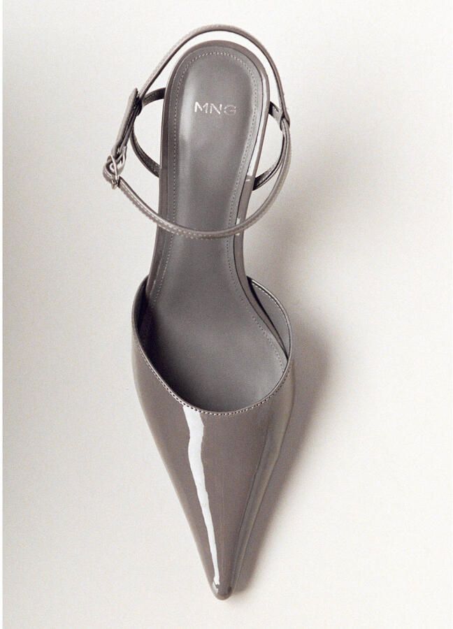 MANGO Pumps 'Beli' donkergrijs - Foto 3