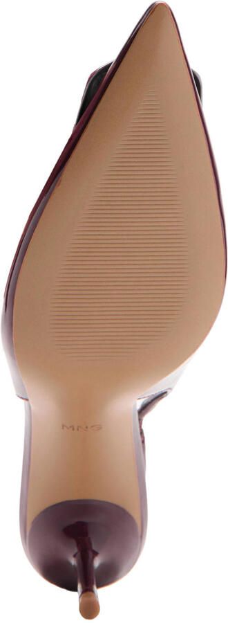 Mango lak slingback pumps bordeaux - Foto 3