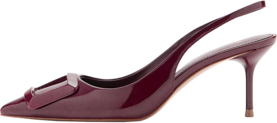 Mango lak slingback pumps bordeaux - Foto 2