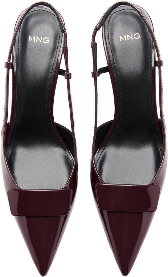 Mango lak slingback pumps bordeaux - Foto 2