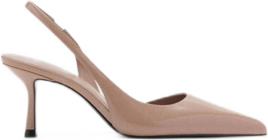 Mango lak slingback pumps pastelroze - Foto 3