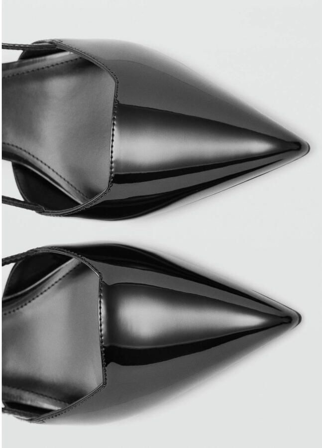 Mango lakleren pumps zwart - Foto 2