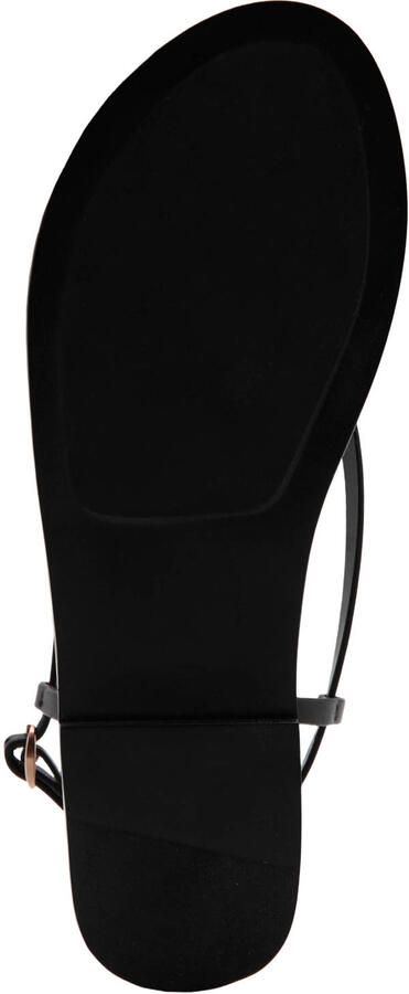 Mango leren sandalen zwart - Foto 2
