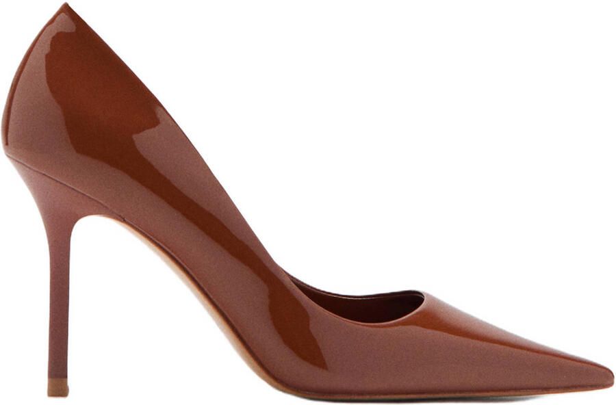 MANGO Pumps 'PUNT' bruin