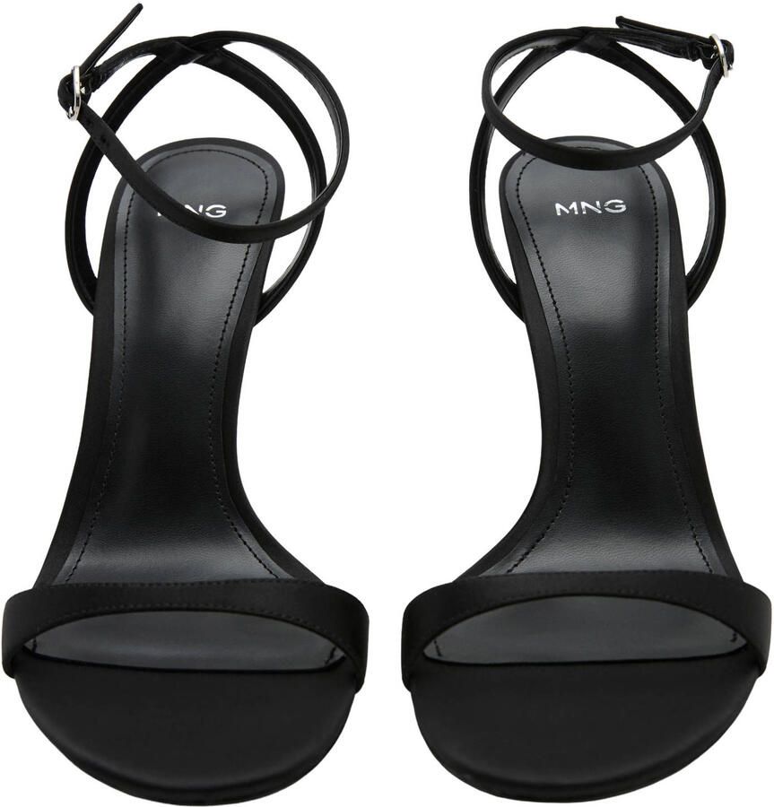 Mango sandalen met naaldhak zwart - Foto 2