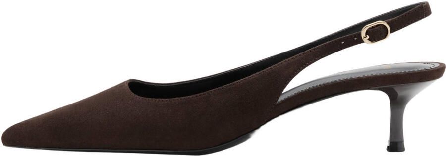 Mango slingback pumps donkerbruin - Foto 3